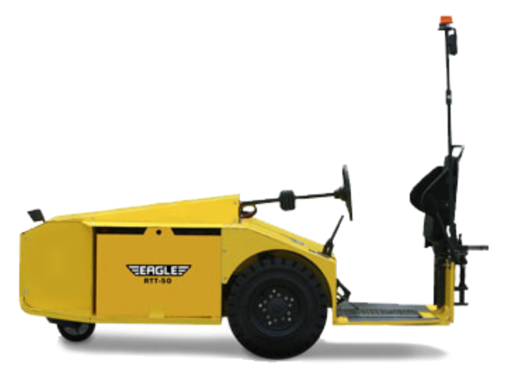 Eagle RTT-50 with front and rear hitch points for versatile material handling.