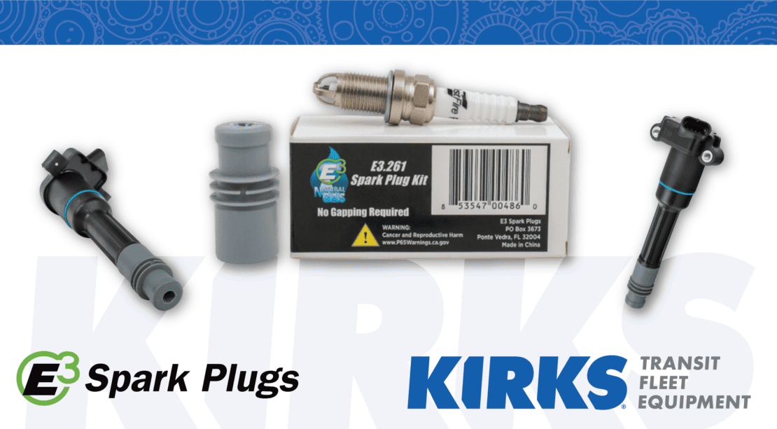 E3 Spark Plug kit and coil on plug