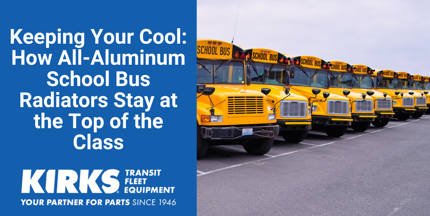 School Type Radiators Keeping Your Cool: How All-aluminum School Bus Radiators Stay At the ...