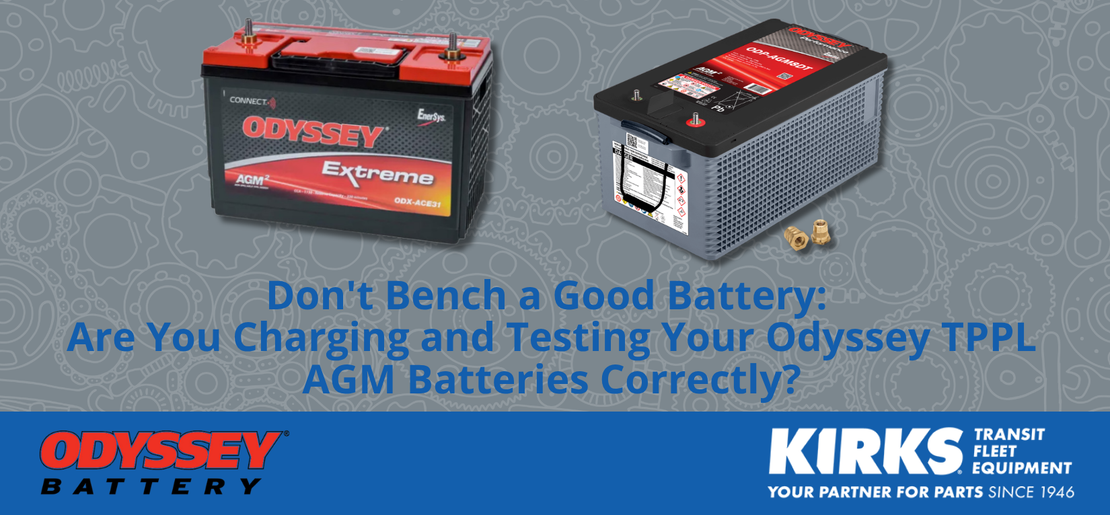 Updates to charging ODYSSEY Batteries