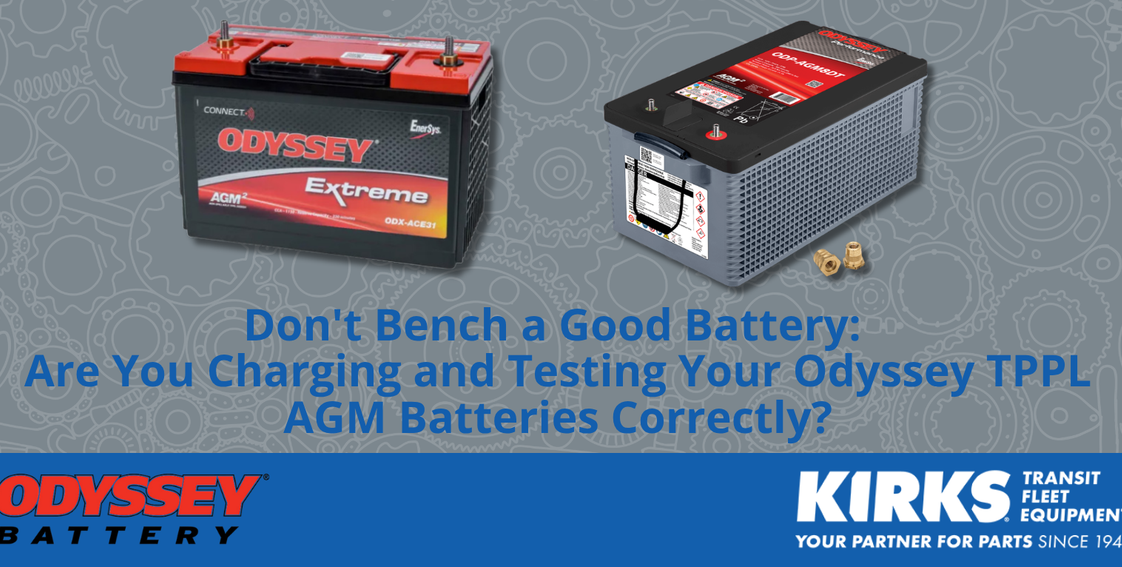 Updates to charging ODYSSEY Batteries